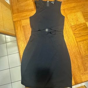 Express cutout Little black dress lbd